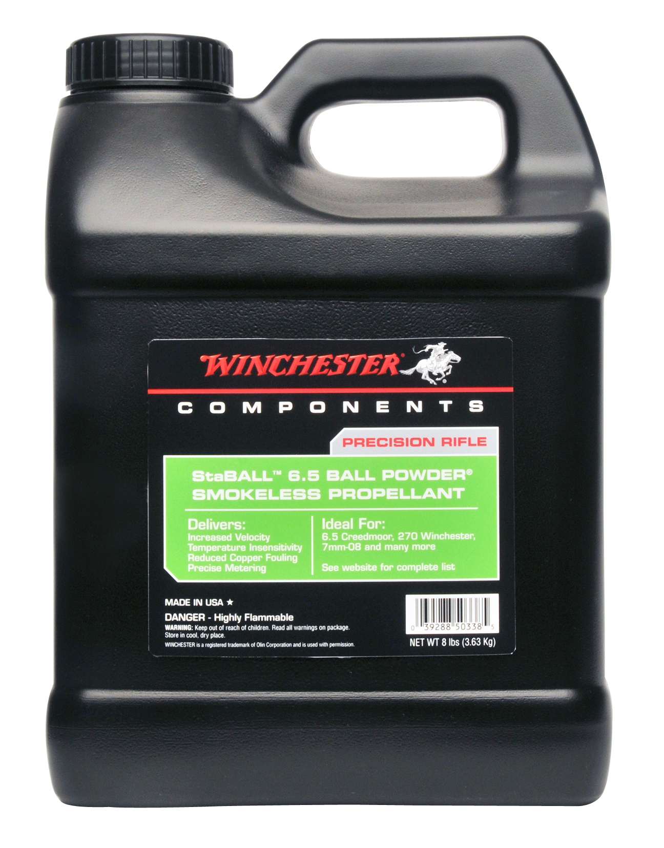 Winchester Powder STABALL8 Rifle Powder 8LB