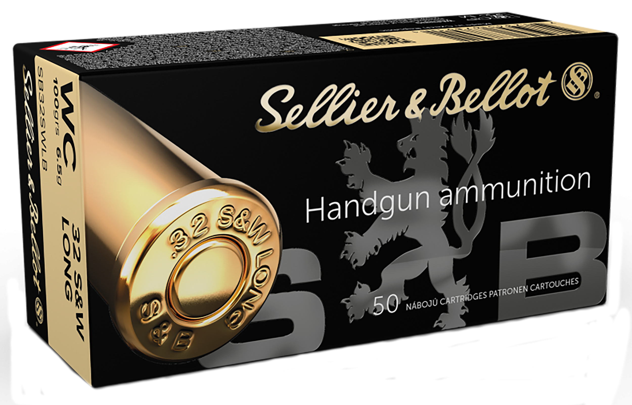 Sellier & Bellot SB32SWLB Handgun  32S&WLong 100gr Wadcutter 50 Per Box/20 Case