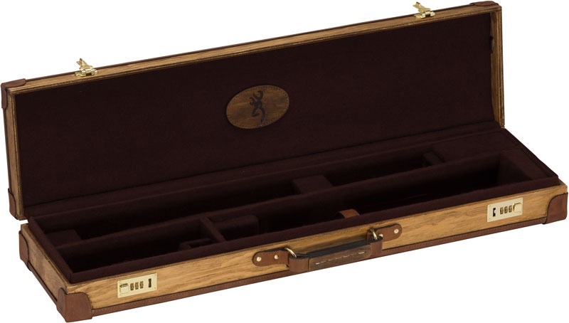BROWNING LUGGAGE CASE O/U & BT TO 32" LIGHT MADERA WOOD GRAIN