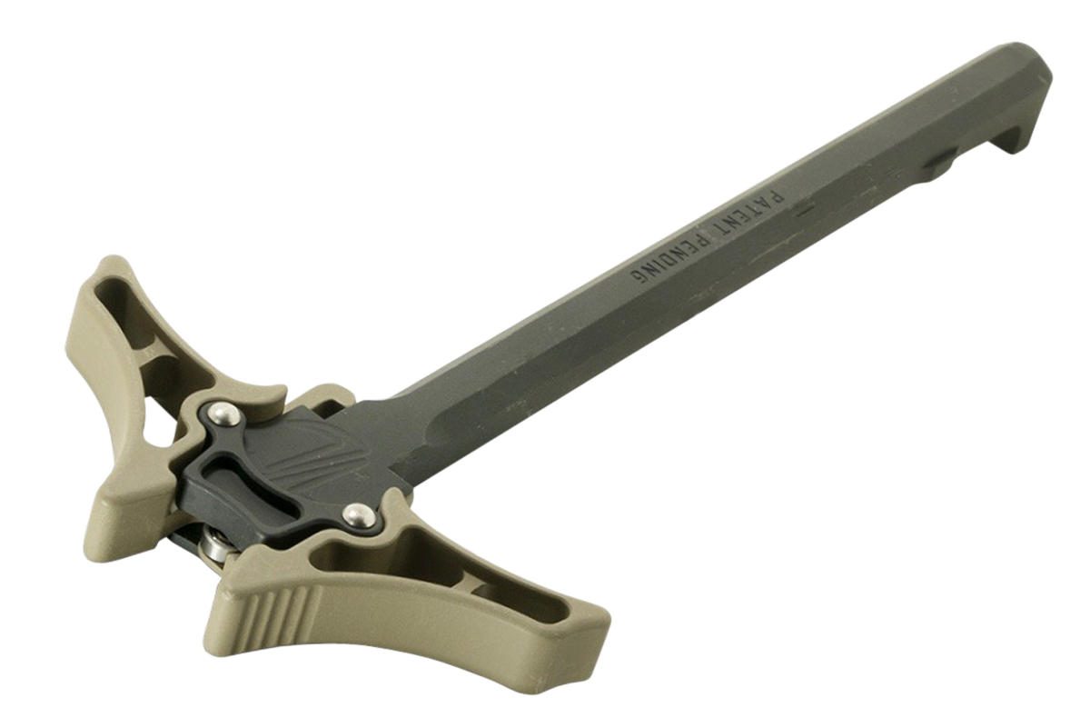 TIMBER CREEK OUTDOOR INC EAMBICHFDE Enforcer Ambidextrous Charging Handle AR-Platform Flat Dark Earth Cerakote Aluminum