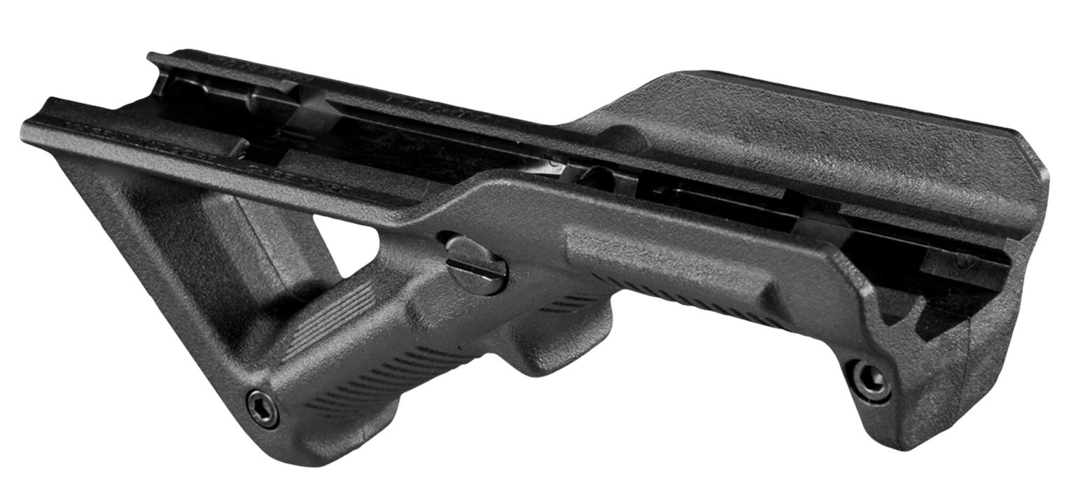 Magpul MAG411-BLK AFG Black Polymer Angled Foregrip for AR-Platform or Most Picatinny Railed Handguard