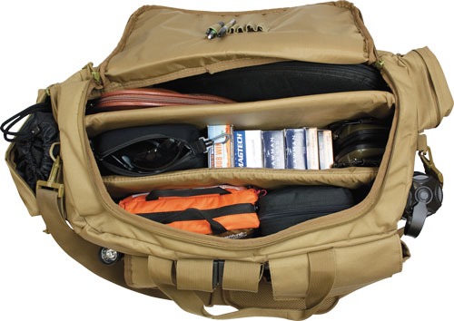 RED ROCK OPERATIONS DUFFLE BAG 7 EXTERNAL UTILITY POUCHES TAN