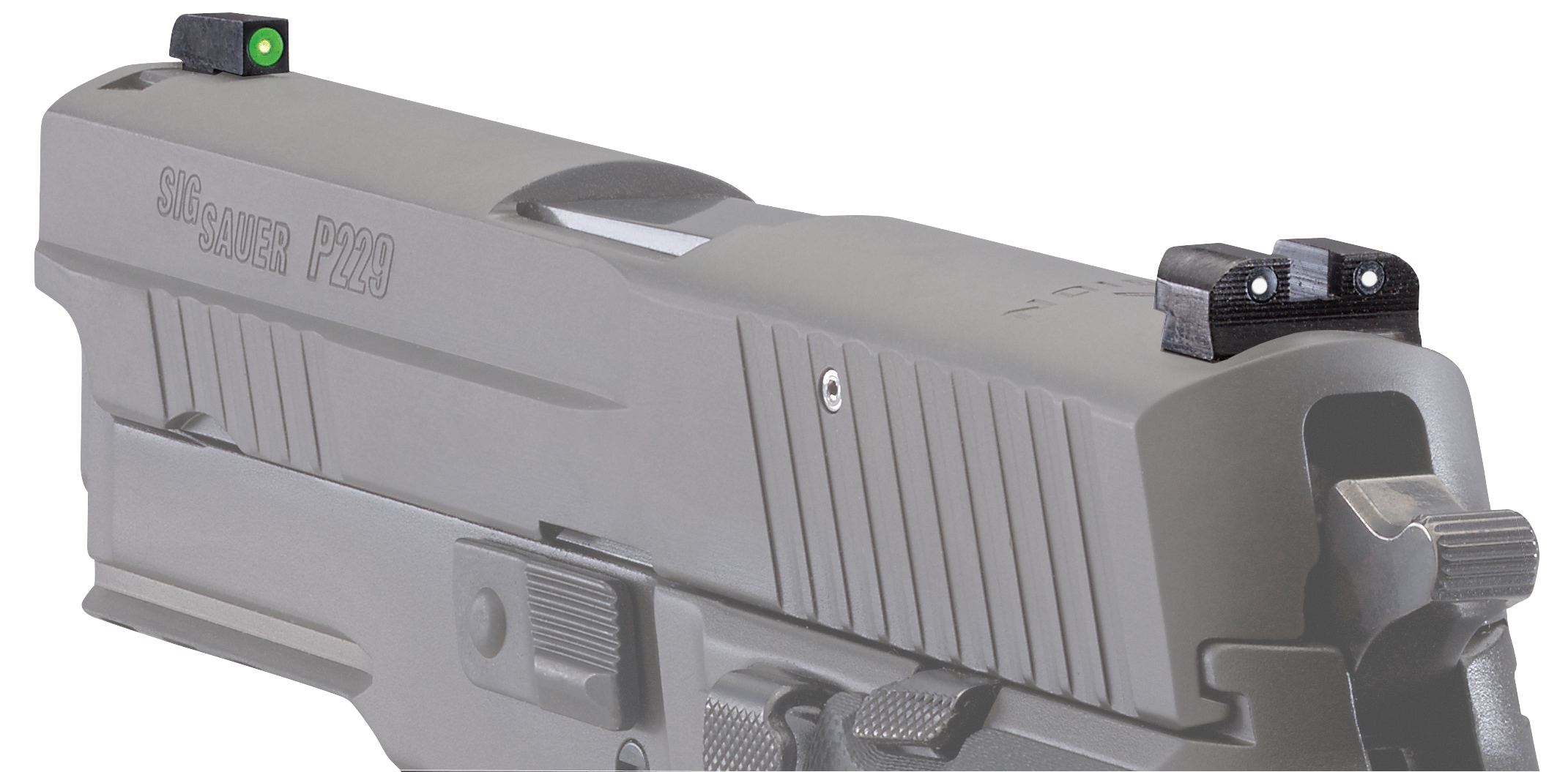 Sig Sauer Electro-Optics SOX10001 X-Ray3 Day/Night Sight Set Green Tritium/Green Outline Front, Green Tritium Rear