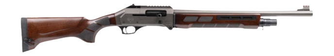 Panzer Arms PAFS1PROFSGREW FS1 Pro 12 Gauge Semi-Auto 3" 4+1 20" Black Shrouded Barrel, Disruptive Gray Cerakote Aluminum Receiver w/Picatinny Rail, Fixed Walnut Stock, Right Hand