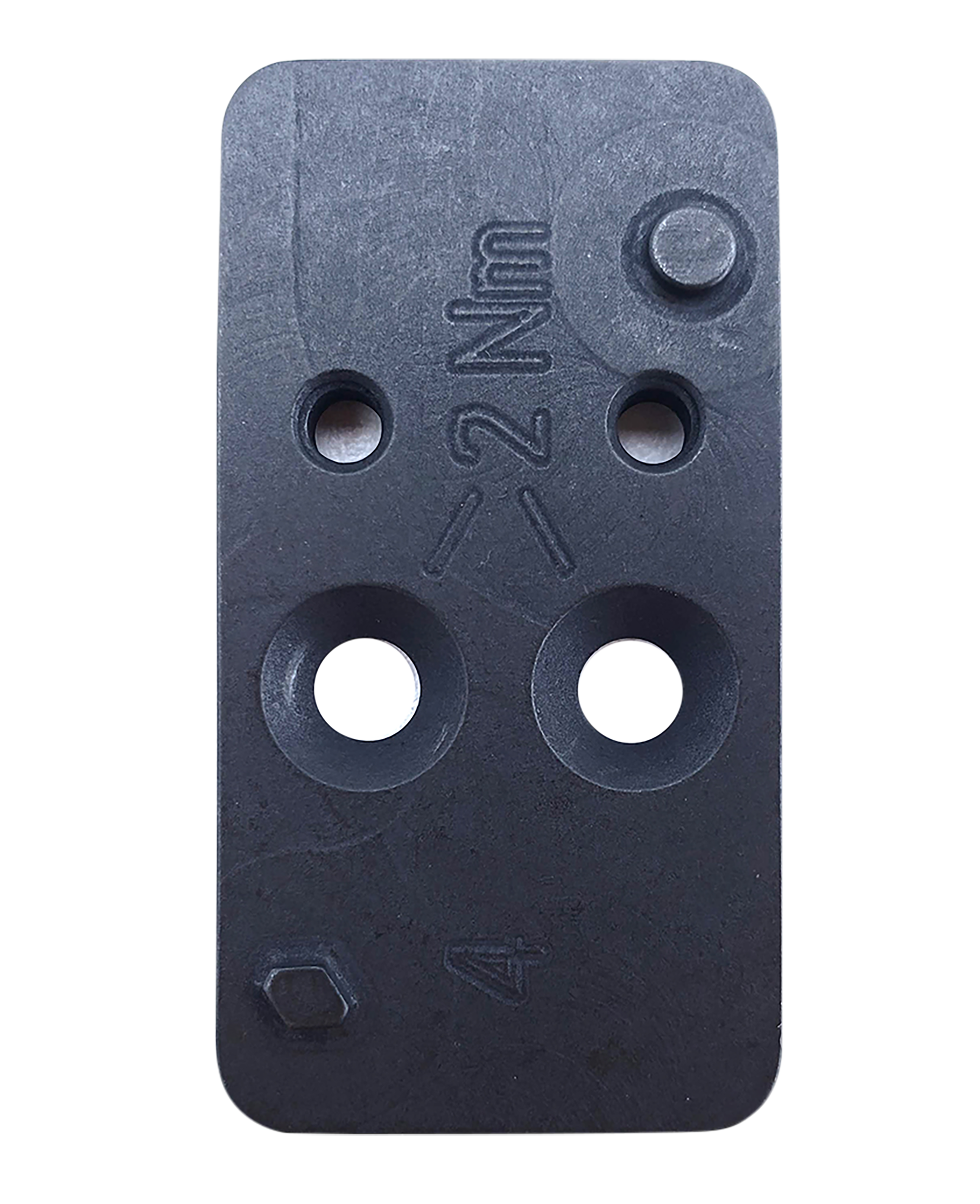 HK 50254264 Optic Plate #4 Black Steel, Fits HK VP9 OR Leupold DeltaPoint Pattern Footprint Mount