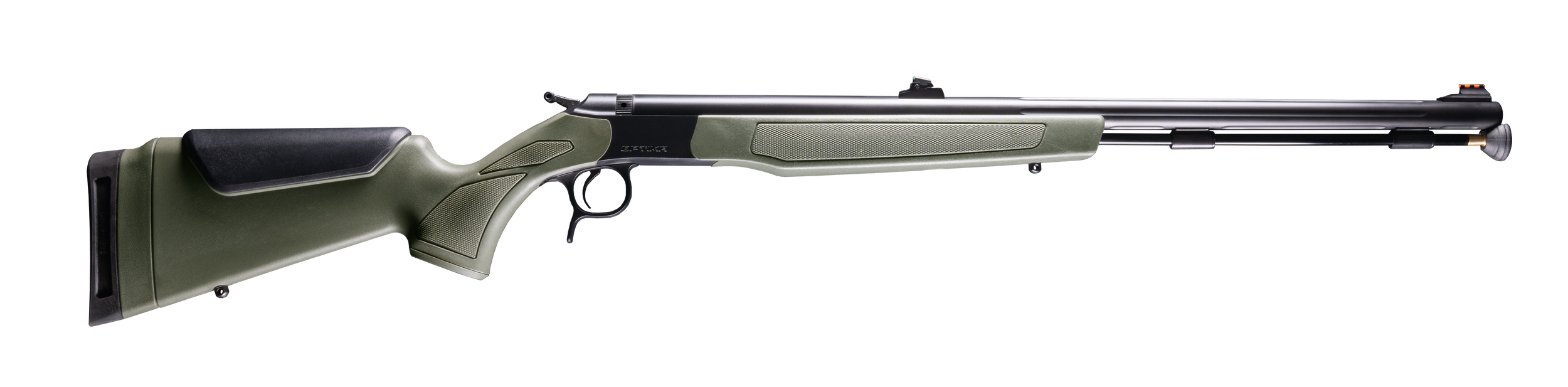 CVA PR2046NW Optima Northwest 50 Cal 26" Black Nitride Single Shot Barrel, Black Nitride Drilled & Tapped Stainless Steel Receiver, Adj Comb OD Green Synthetic Stock