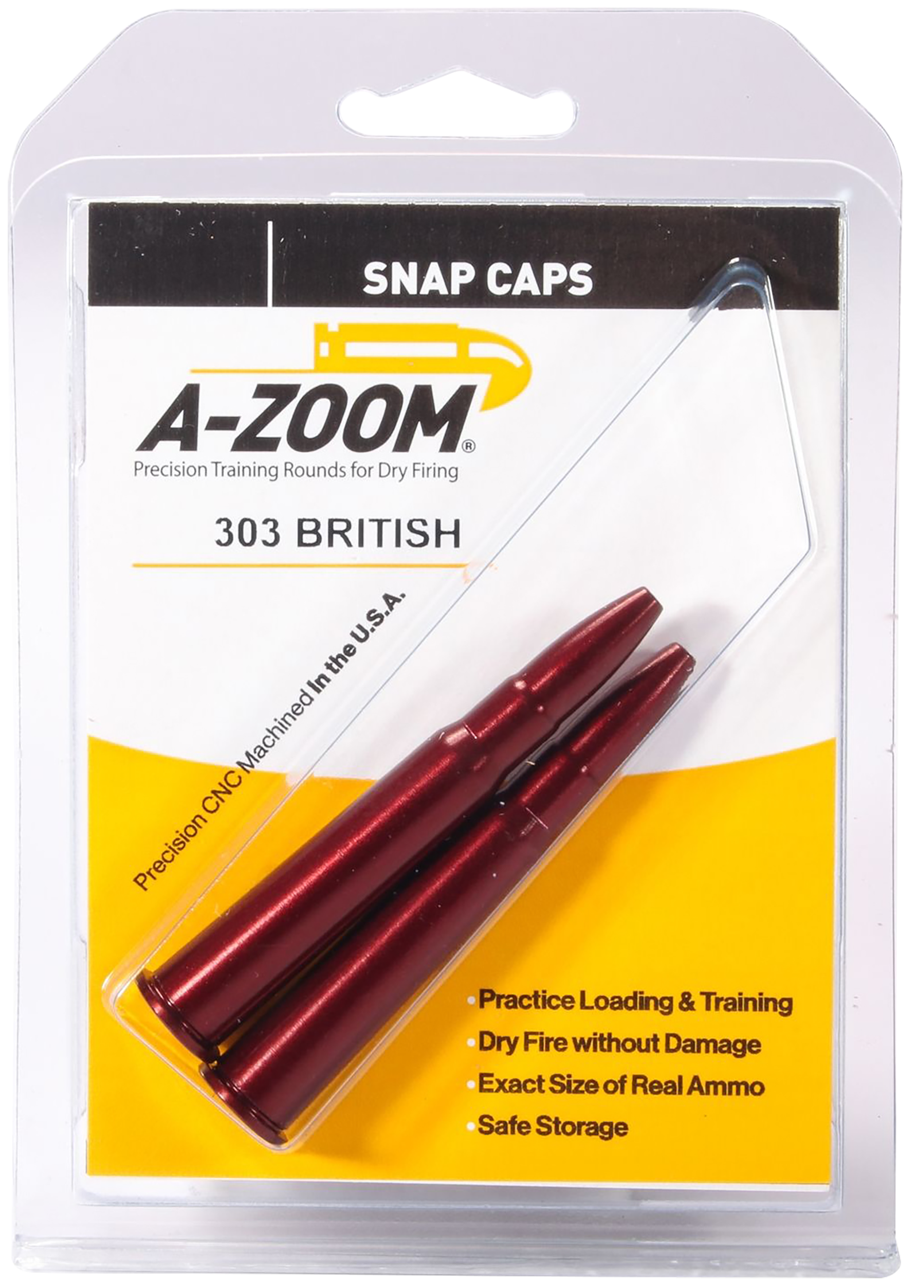 A-Zoom 12226 Rifle Snap Cap 303British 2Pack