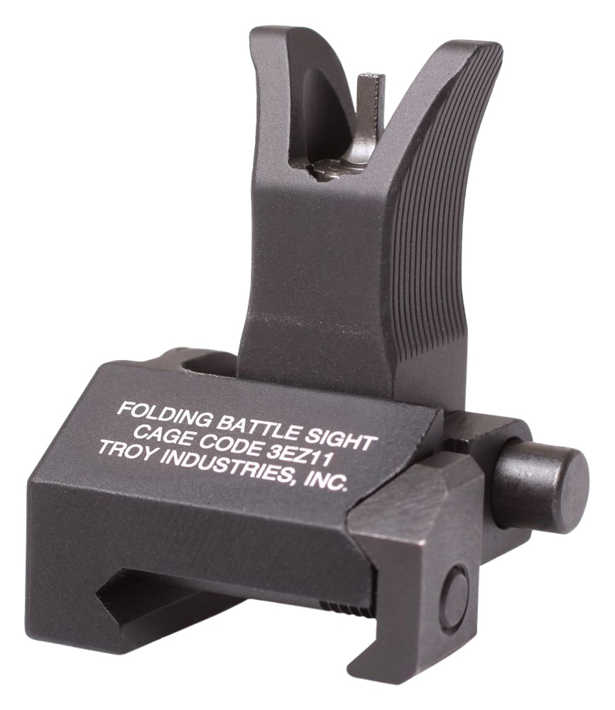 Troy Ind SSIGFBSFMBT01 Tritium Front Folding BattleSight M4 Black Hardcoat Anodized for M4