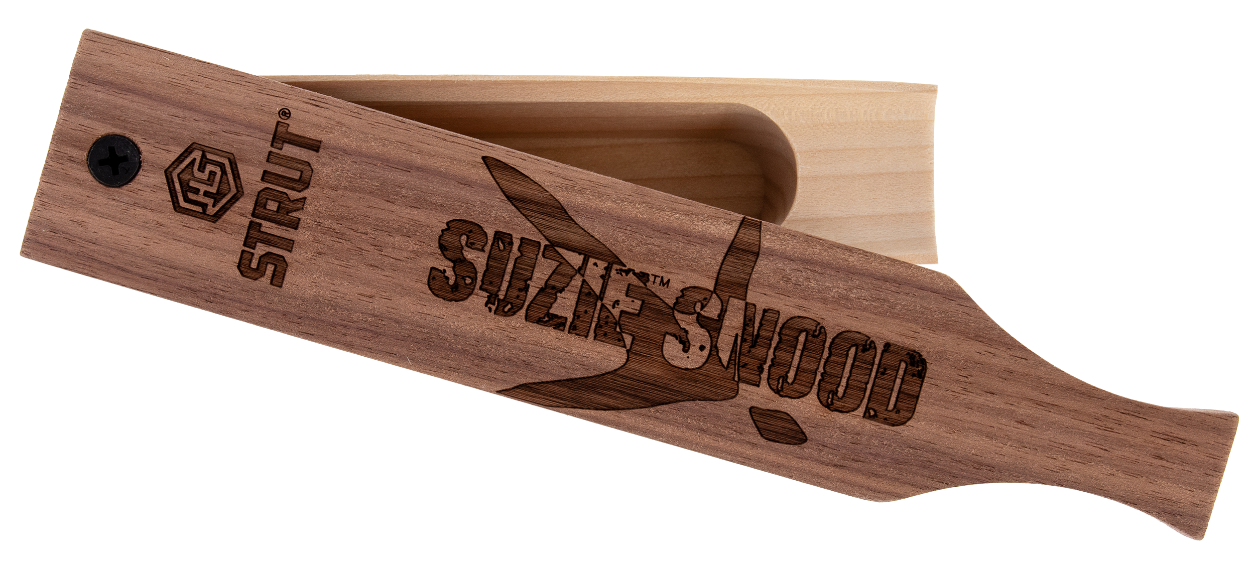 Hunters Specialties HSSTR100169 Suzie Snood Box Call Turkey Sounds Brown Hardwood
