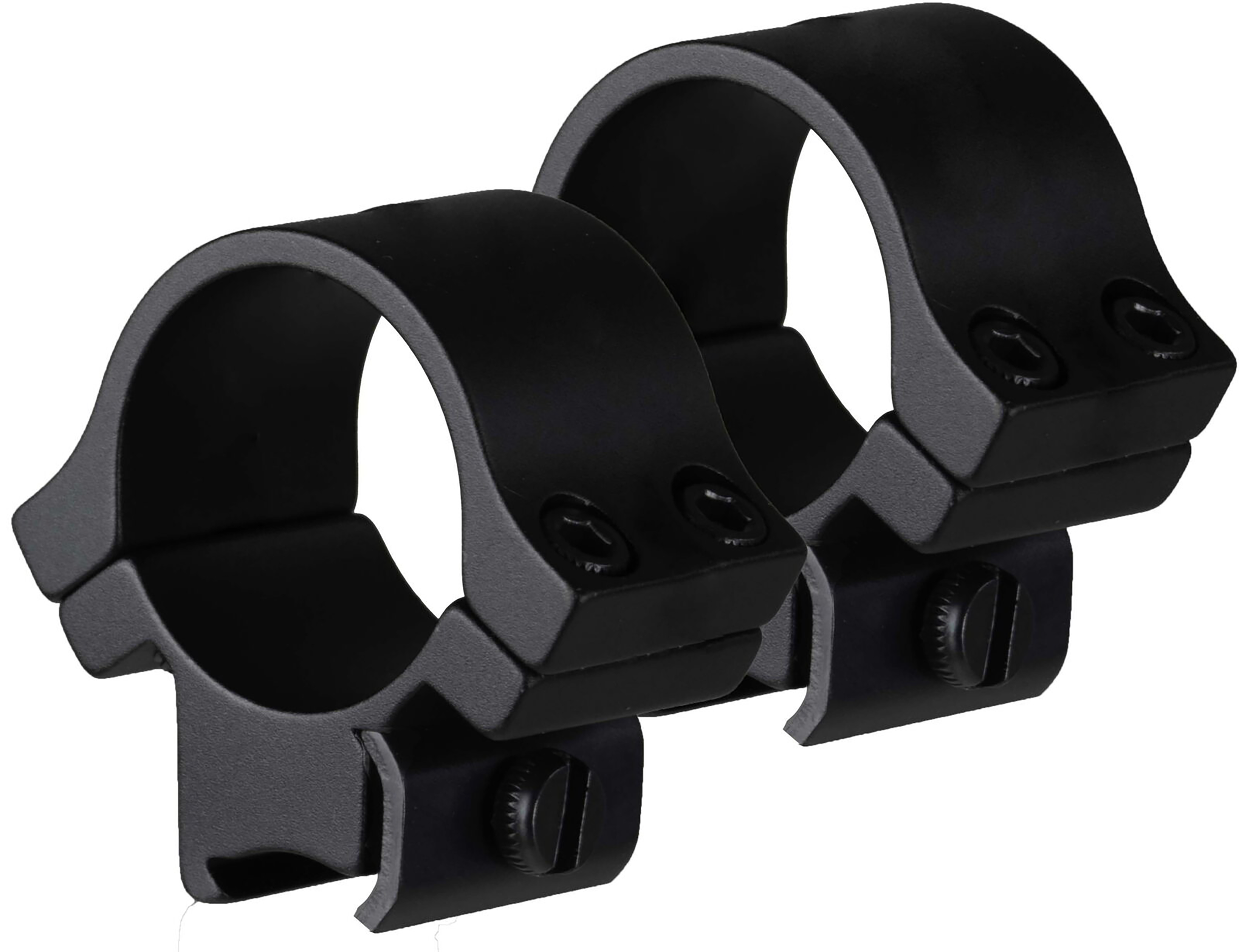 TruGlo TGTG8961B3 Lightweight Scope Rings  Matte Black 1" Medium 4 Screws (2 Per Side)