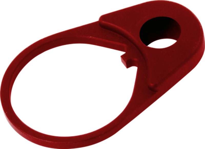 TIMBER CREEK OUTDOOR INC QDEPR QD End Plate  Quick Detach AR Platform Red Anodized Aluminum Ambidextrous