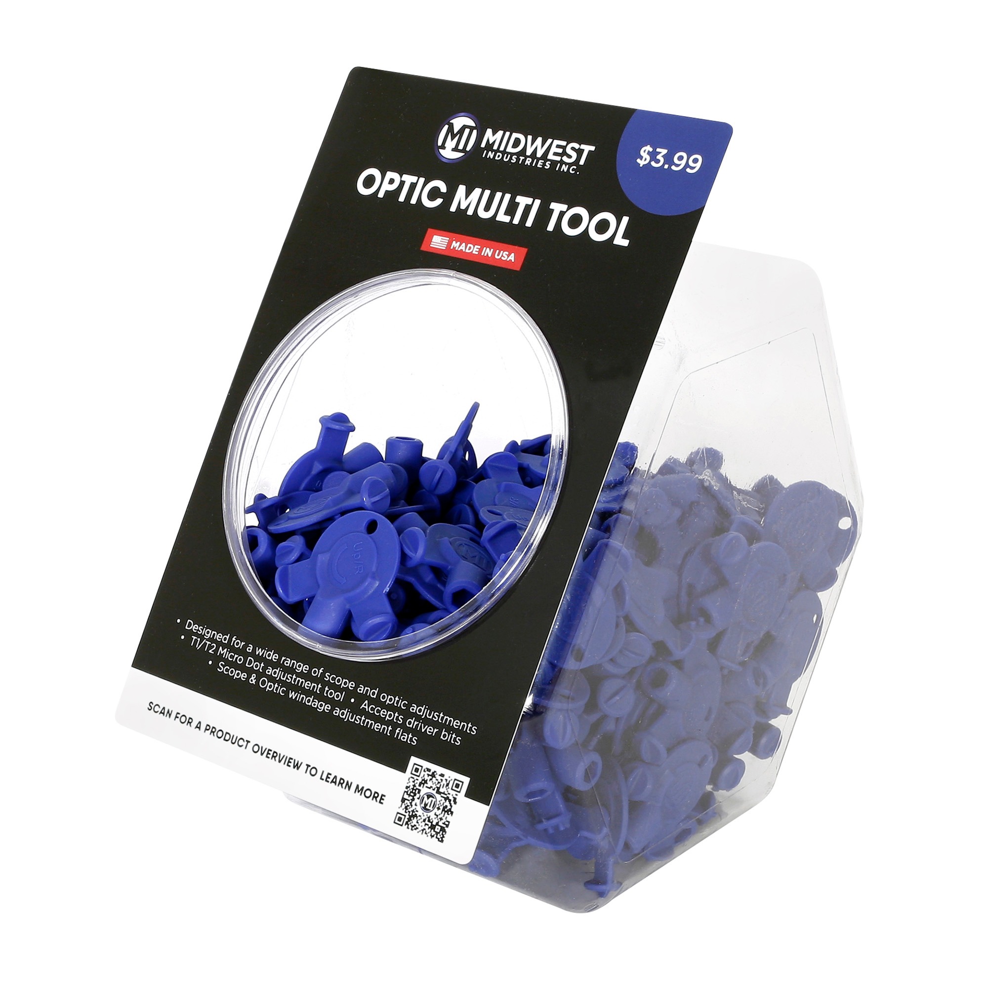 MIDWEST OPTIC MULTI TOOL DSPLY 150PC