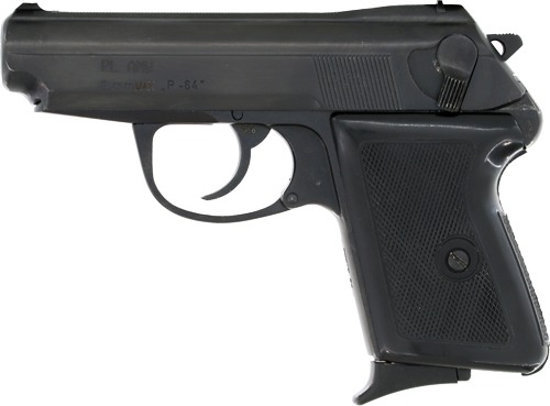 USED POLISH RADOM P64 9X18MM MAKAROV 6RD MAG VG PLUS COND.