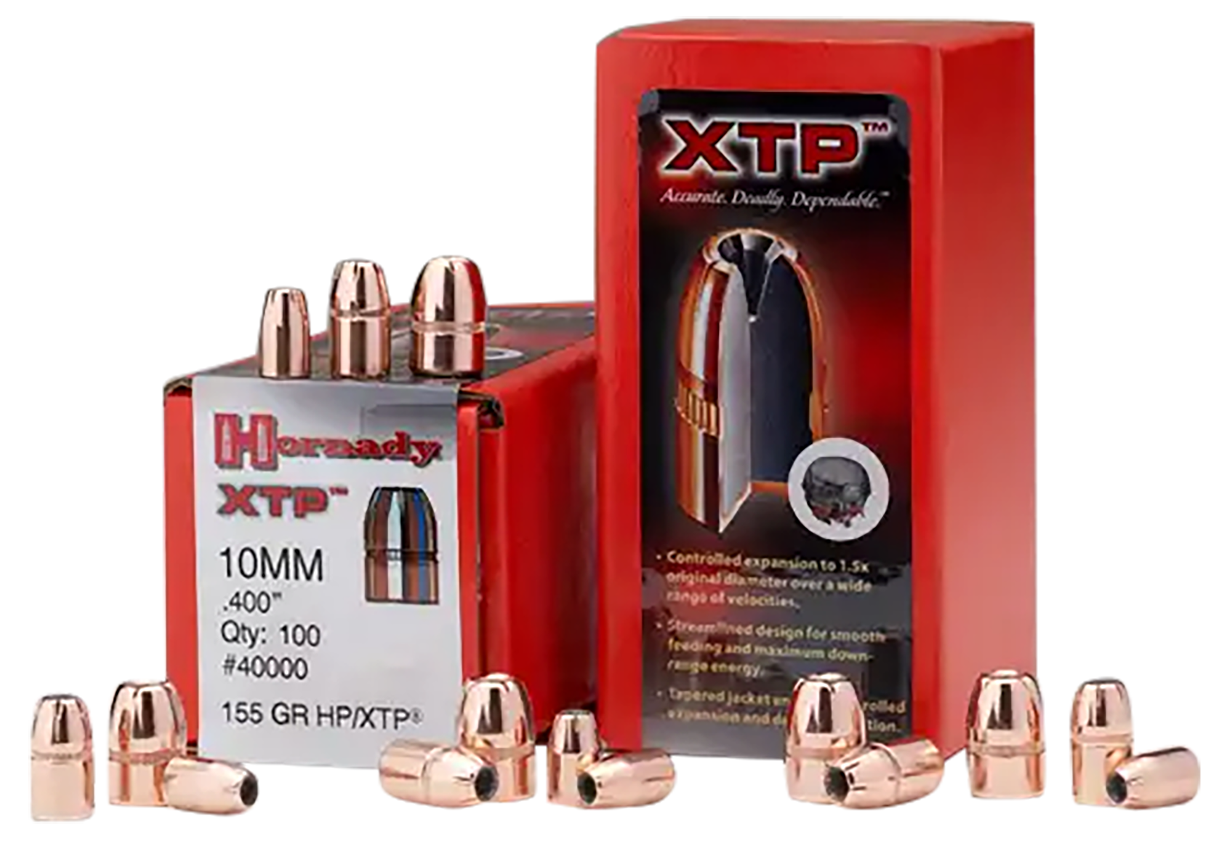 Hornady 35540 XTP  9mm .355 115 gr Hollow Point 100 Per Box/ 25 Case