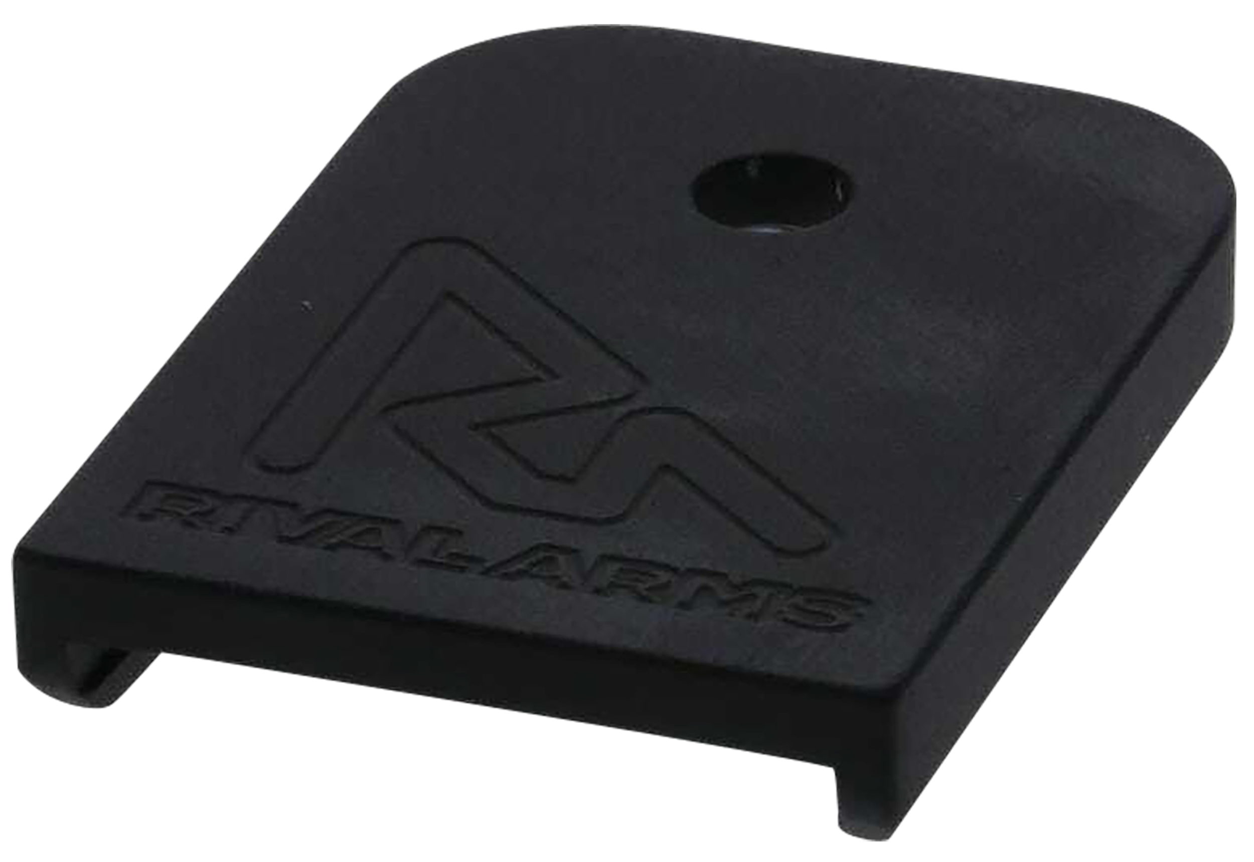 Rival Arms RA70G001A Mag Baseplate 9mm Luger/40 S&W/357 Sig, Compatible w/Glock (except 36/42/43/48), Black Aluminum