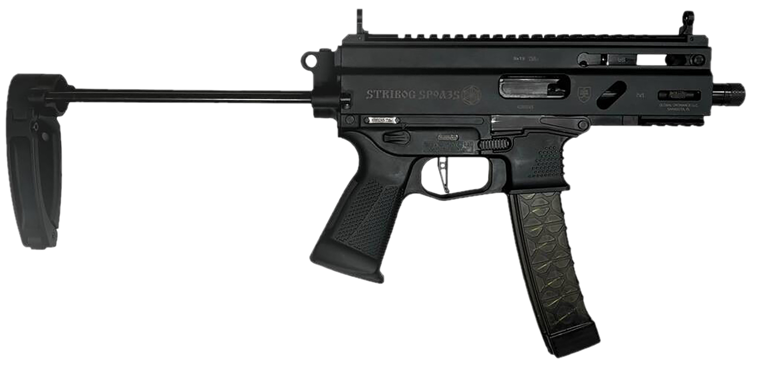 Grand Power 810091152843 Stribog SP9A35 9mm Luger 30+1 PDW Tailhook Brace