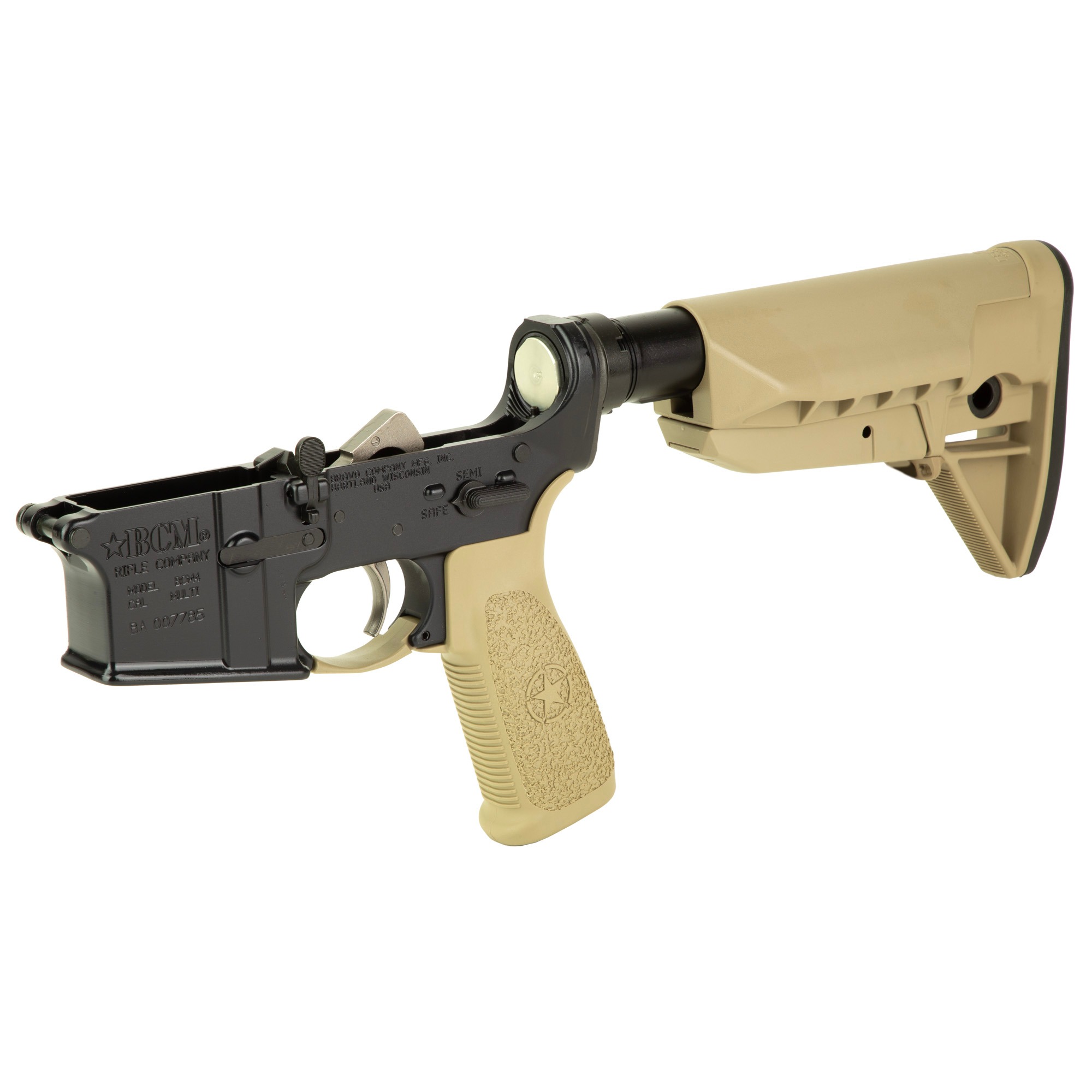 BCM CMPLT LWR W/SOPMOD 0 WB FDE BLEM