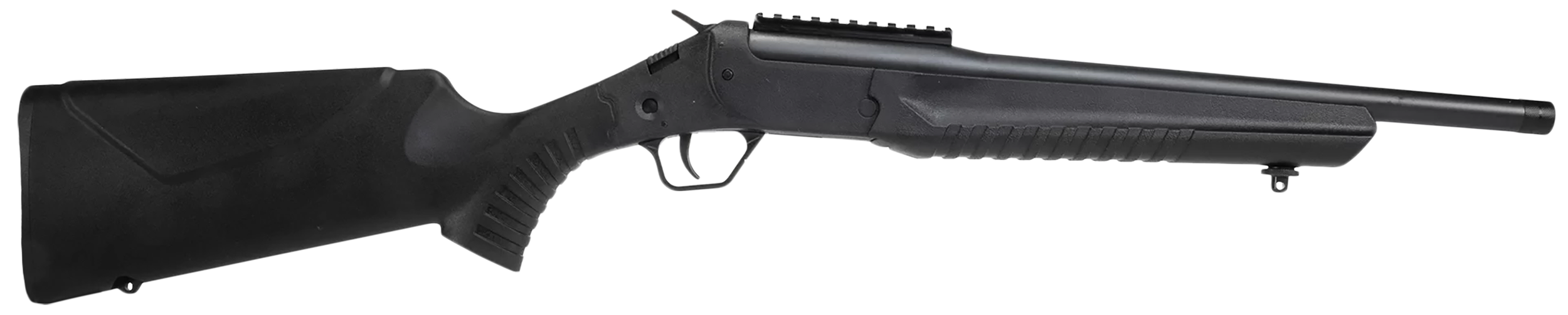 Rossi LWC300BBK LWC 300 Blackout 1rd 16.50" Black Oxide Threaded Barrel, Black Picatinny Rail Steel Receiver, Black Fixed Synthetic Stock