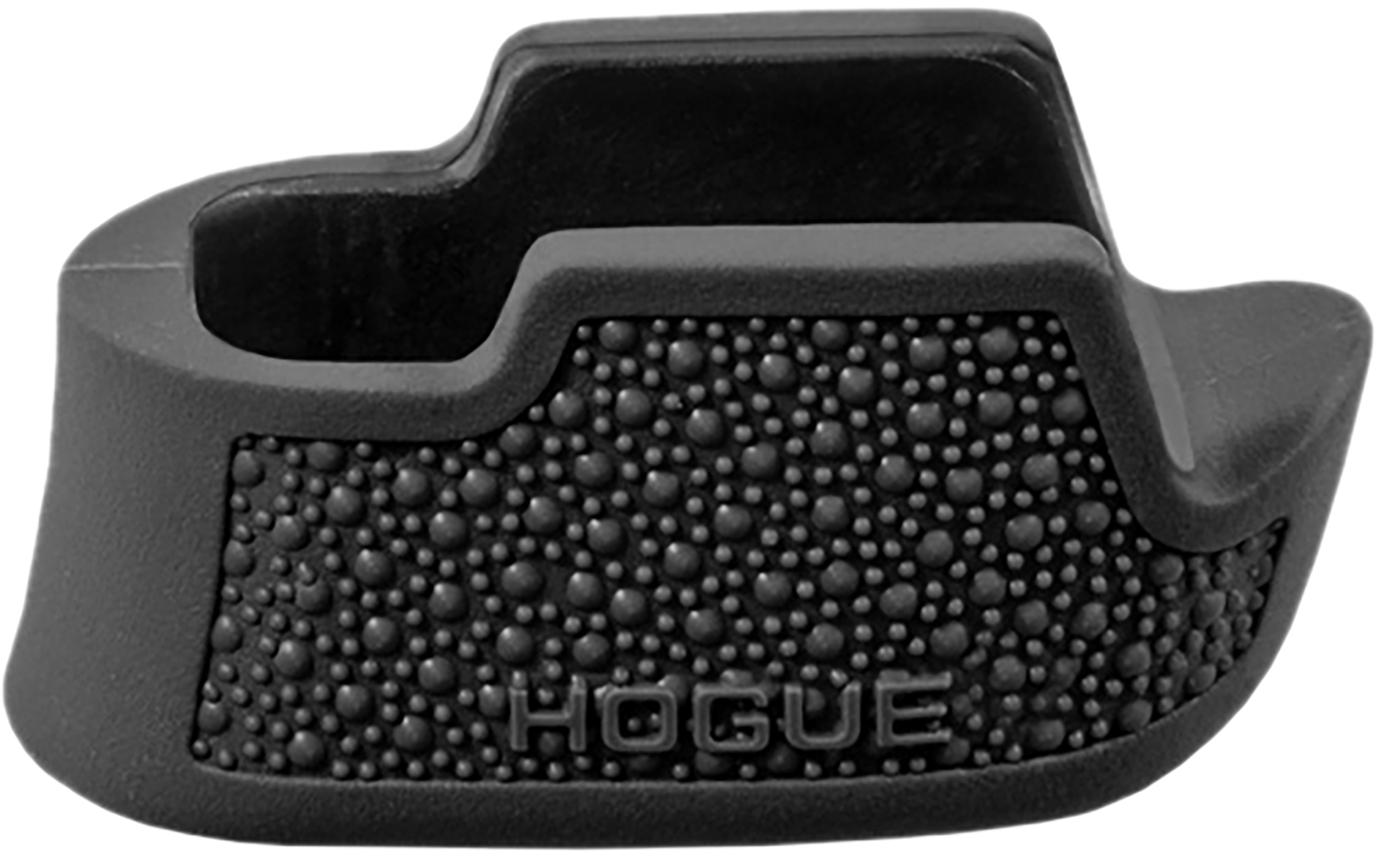 Hogue 18030 OverMolded Extension Base Pad Cobblestone Fits Sig Sauer P365 12rd Black Rubber