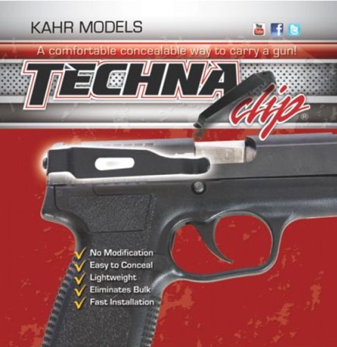 TECHNA CLIP HANDGUN RETENTION CLIP KAHR RIGHT SIDE!
