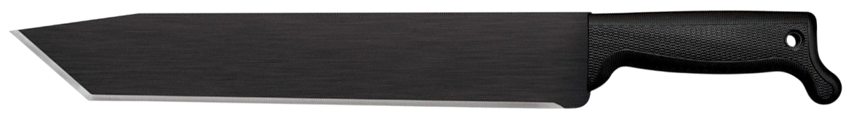 Cold Steel CS97BTMS Tanto  13" Black Matte Baked-On Anti Rust 1055 Carbon Steel Blade/ Black Polypropylene Handle 15.63" Long Includes Sheath