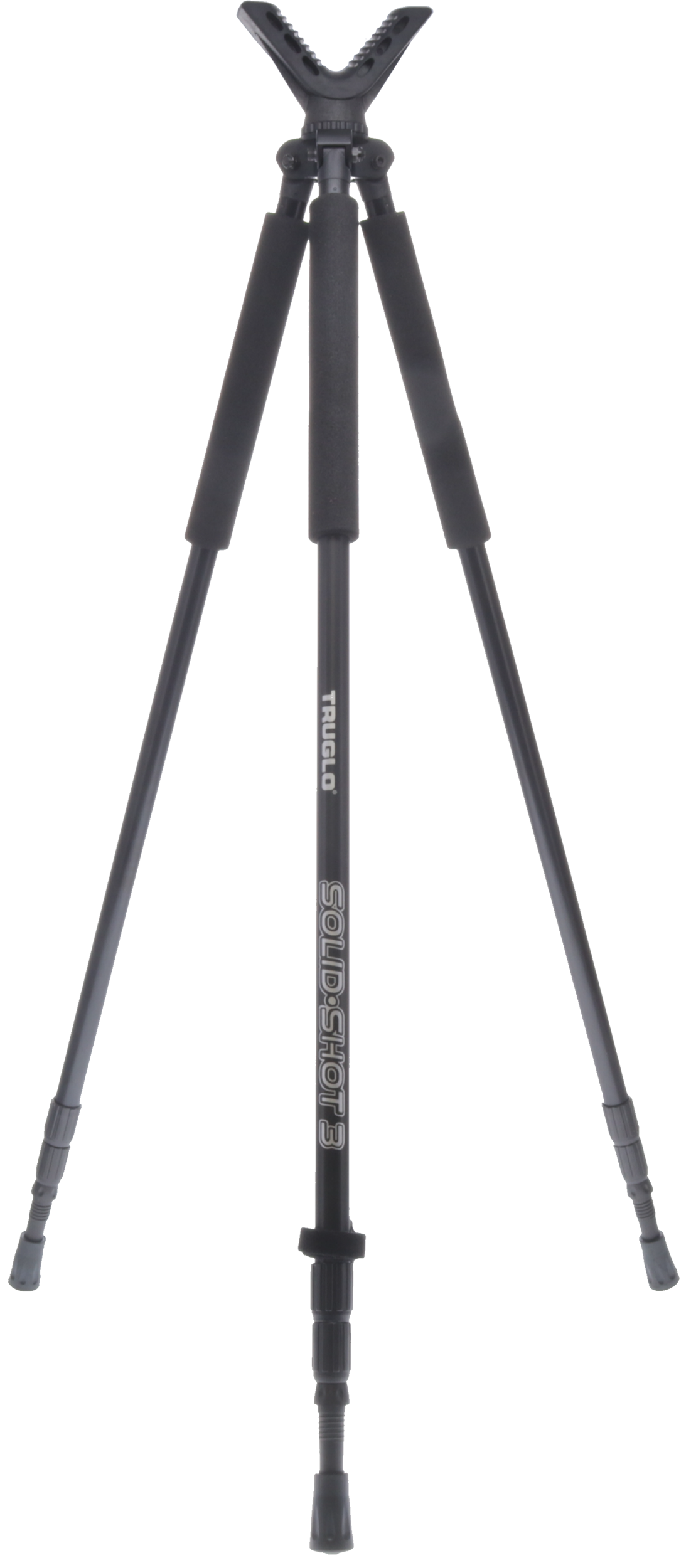 TruGlo TG8925XB Solid-Shot  22-68" Tripod Black Aluminum