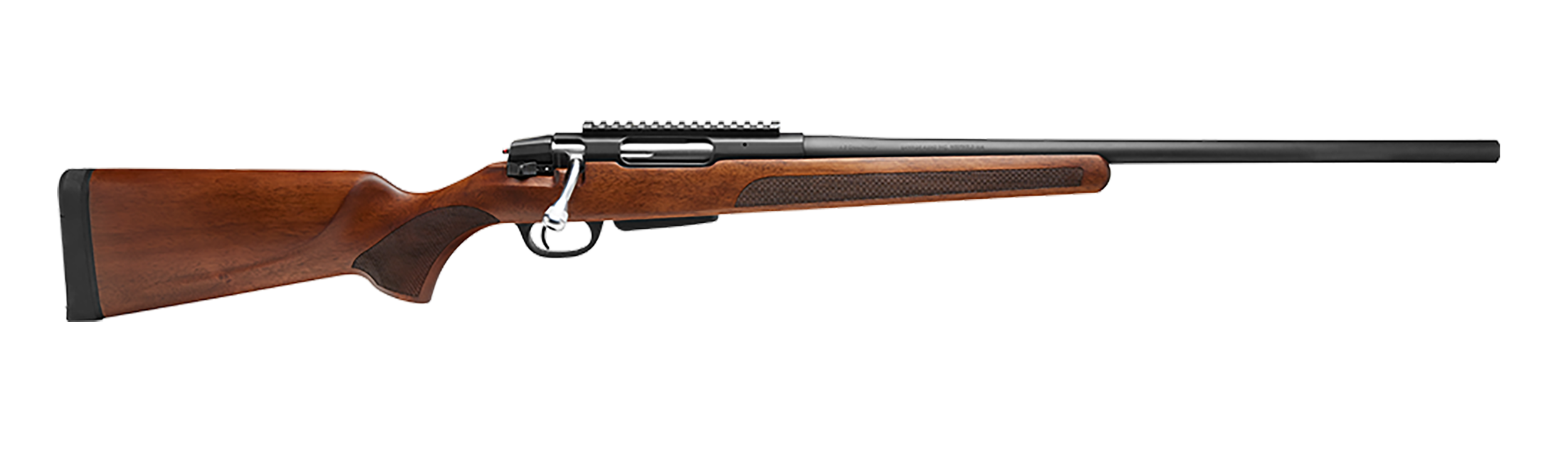 Stevens 19059 334 Bolt Action 270 Win 3+1 20" Matte Black Heavy Sporter Barrel, Matte Black Picatinny Rail Carbon Steel Receiver, Fixed Turkish Walnut Stock, Ambidextrous