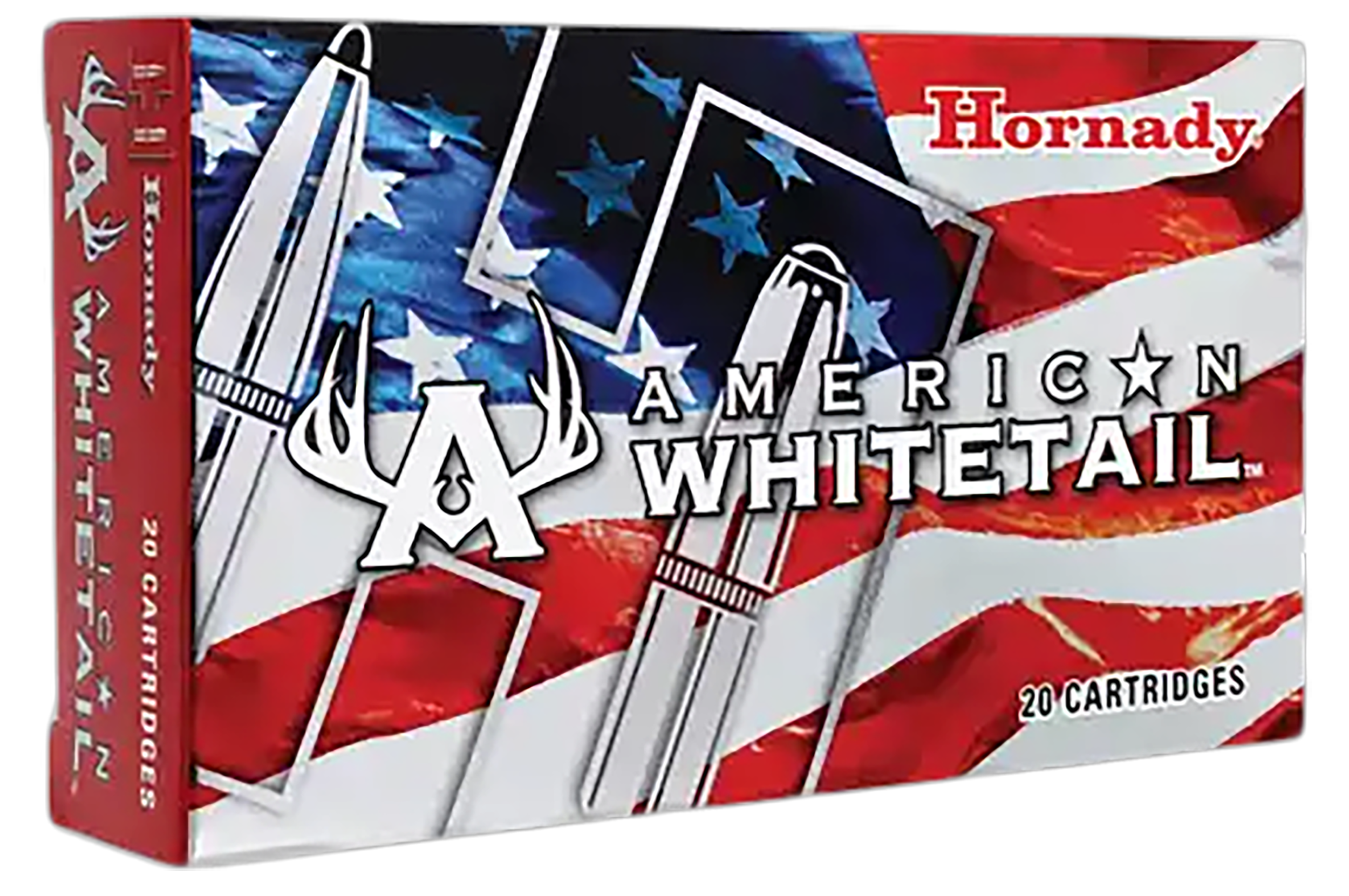 Hornady 82044 American Whitetail 300WinMag 180gr InterLock Spire Point 20 Per Box/10 Case