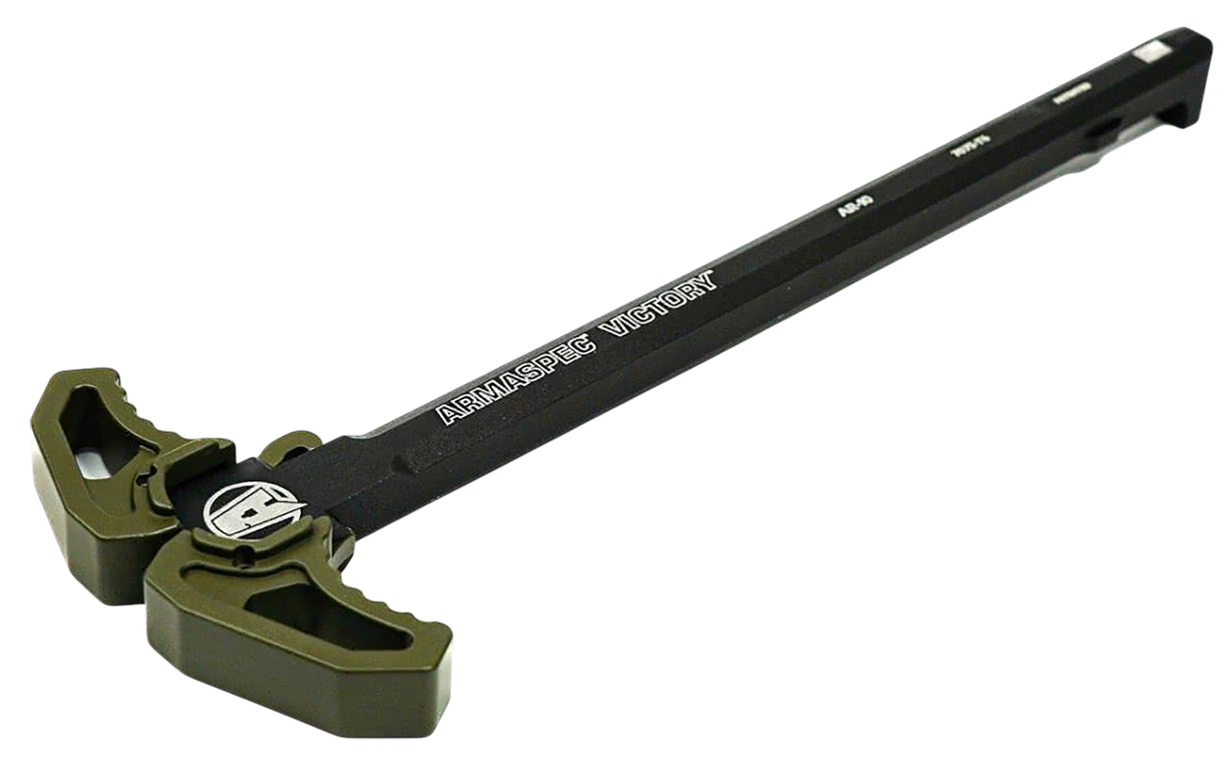 Armaspec ARM162-ODG Victory Charging Handle OD Green Aluminum Ambidextrous Hand
