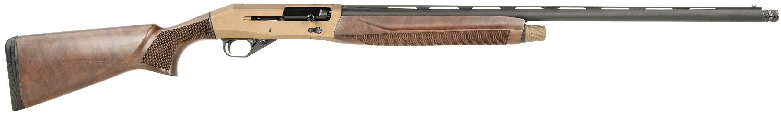 CZ-USA 06374 1012 G2 Full Size 12 Gauge Semi-Auto 3" 4+1 28" Matte Black Vent Rib Barrel, Bronze Stainless Steel Drilled & Tapped Receiver, Fixed Turkish Walnut Stock, Right Hand
