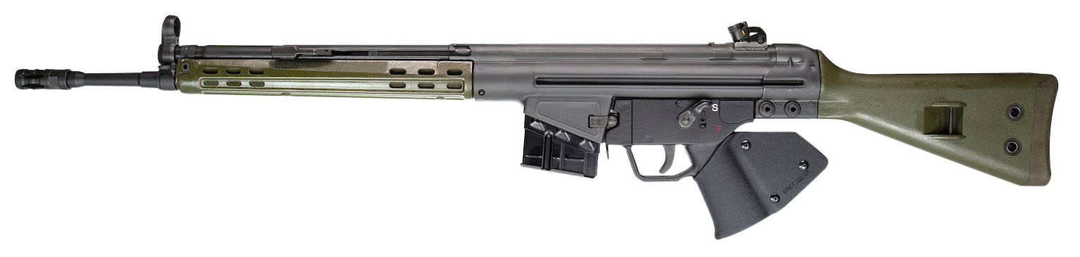 PTR 405 GI *CA Compliant *Reconditioned 308 Win,7.62x51mm NATO 18" 10+1, Black Parkerized Reciever, Green Synthetic Stock (Stock May Be Blemished), Black California Paddle Grip
