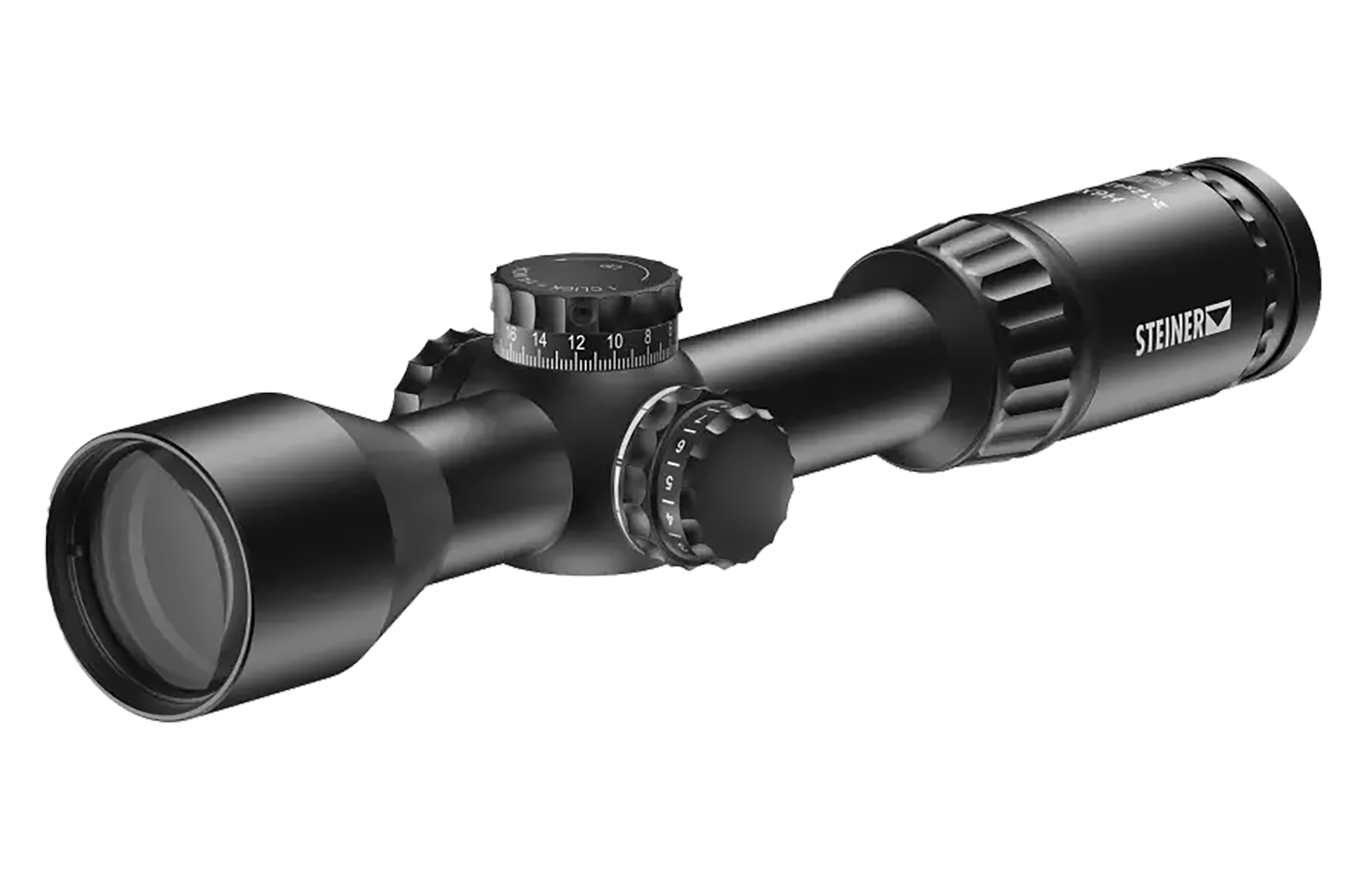 Steiner 8680 HX6  Black 2-12x42mm, 30mm Tube Illuminated MHR (RFP) Reticle