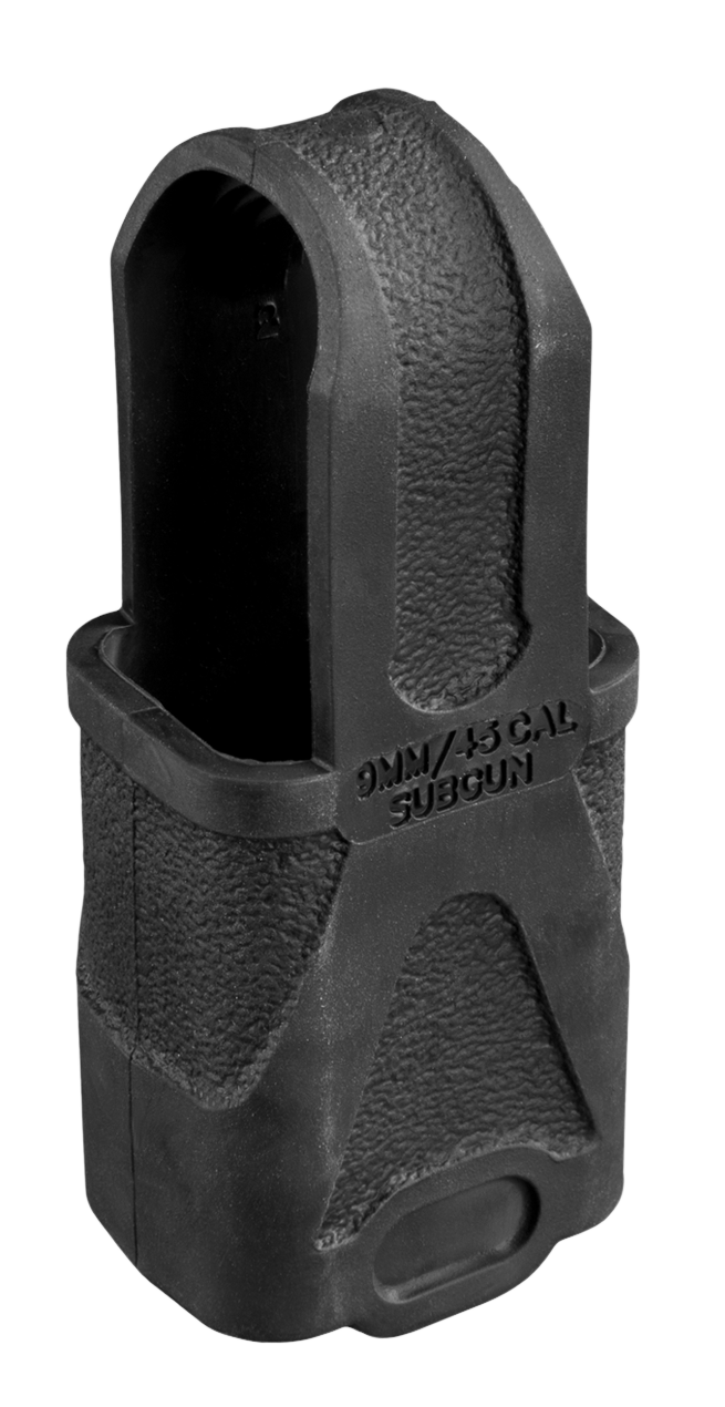 Magpul MAG003-BLK Original Magpul Made of Rubber w/ Black Finish for 9mm Subgun Mags/ 3 Per Pack