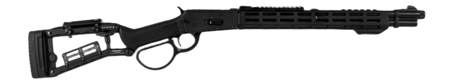 Derya Firearms RAN.18.357 RAN  357 Mag 9+1 18" Black Melonite Threaded Barrel, Black Melonite Steel Receiver w/Picatinny Rail, M-LOK/Picatinny Rail Forend, Black Ironwolf Aluminum Stock