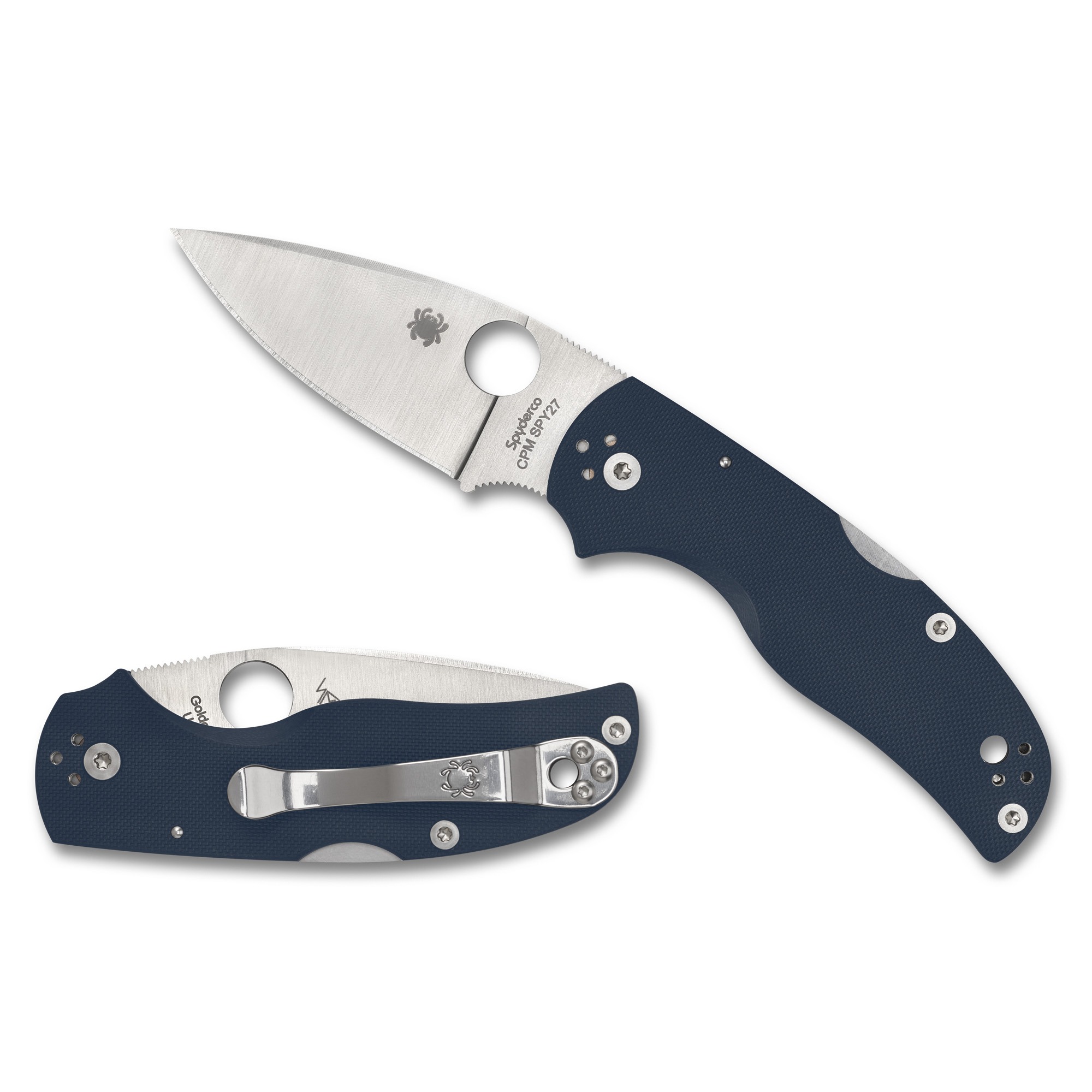 SPYDERCO NATIVE 5 G-10 3" BLUE