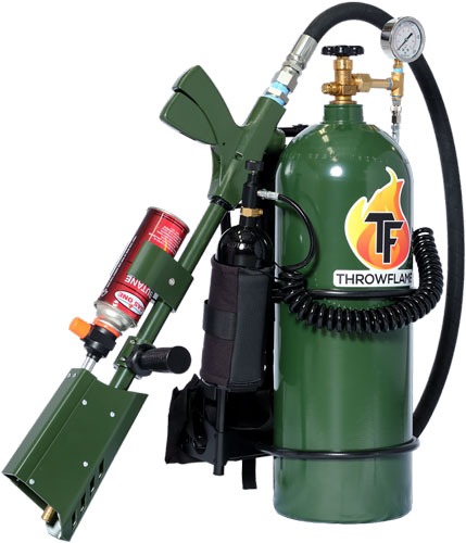 THROWFLAME XL 18 FLAMETHROWER FOREST GREEN!