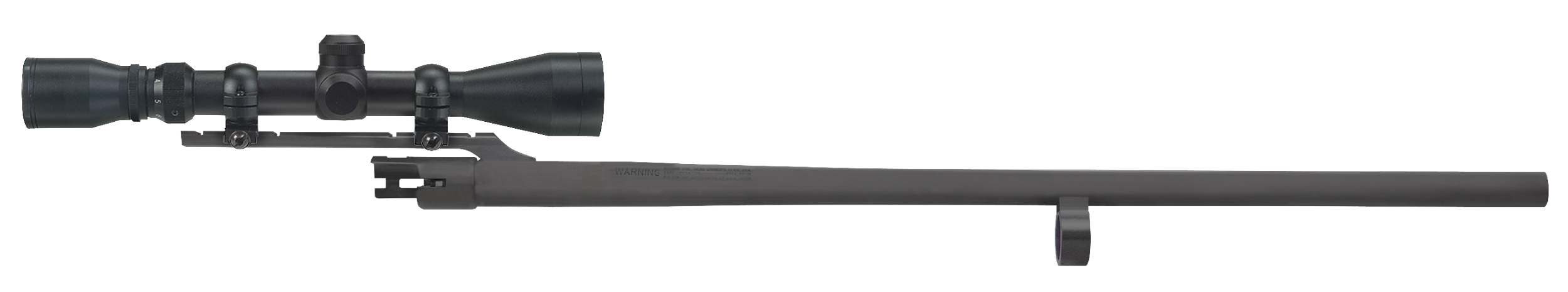 Mossberg 92356 OEM Replacement  12 Gauge 24" 3" Blued Matte Finish Steel Material Slug Style with 3-9x40mm Scope, Full Rifling & Cantilever Mount for Remington 870