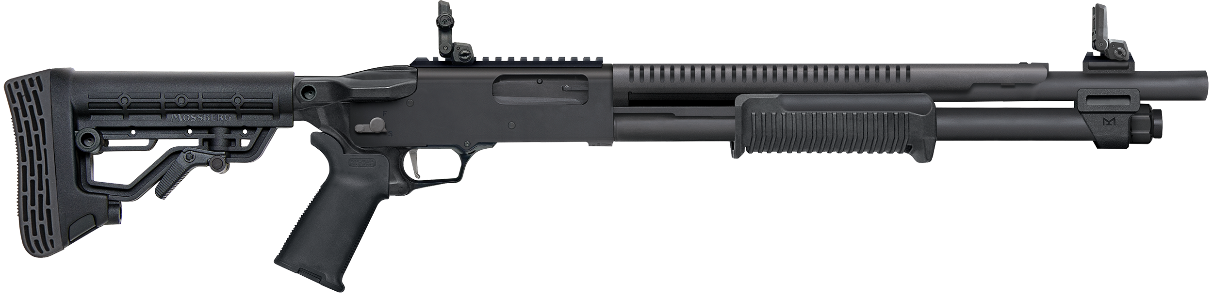 Mossberg 50762 590R 12 Gauge 6+1 18.50"