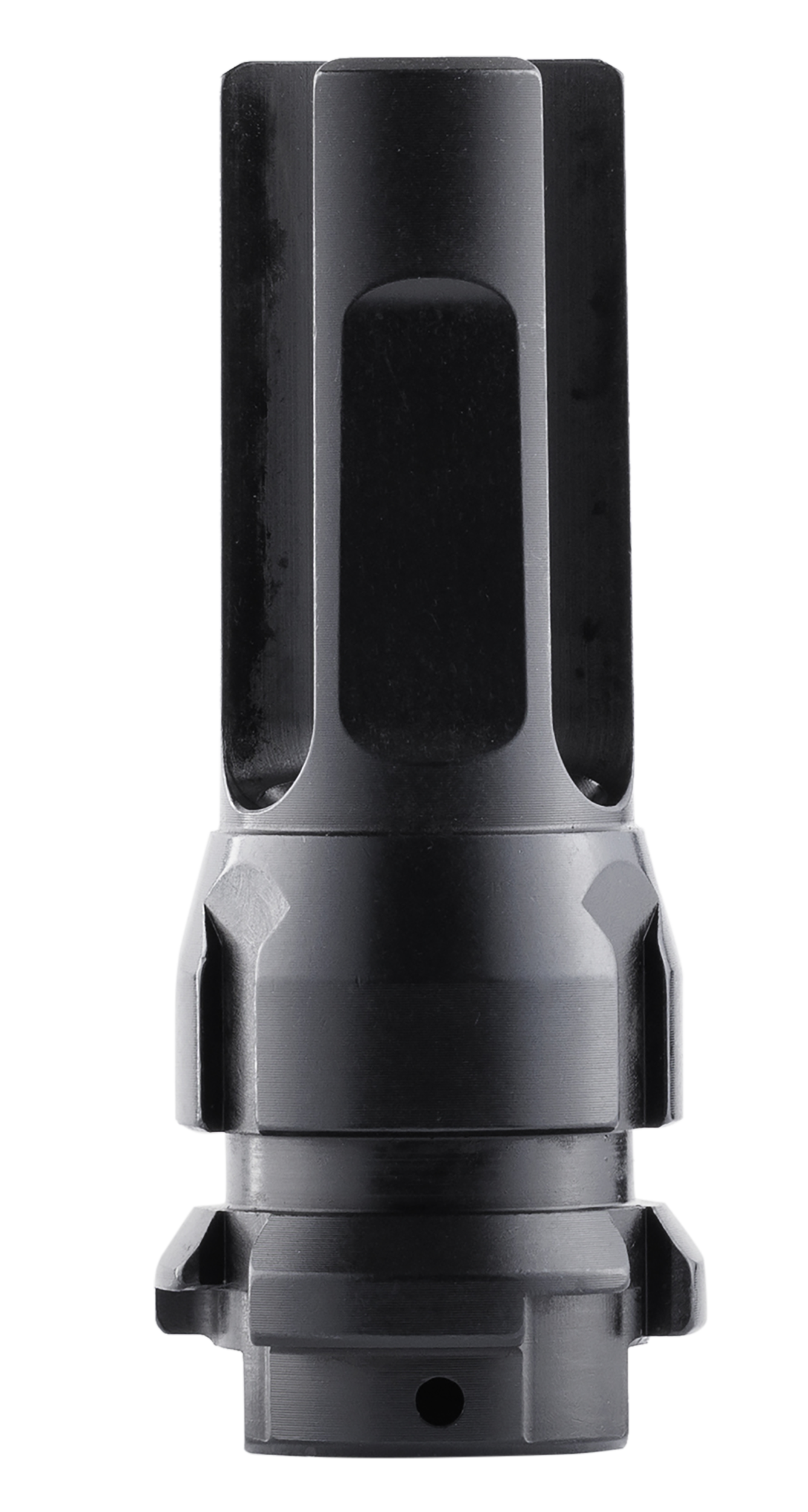 Dead Air DA302 Flash Hider Black with 5/8"-24 tpi Threads & 2.70" OAL for 7.62mm Sandman Series, KeyMod Equipped Nomad-30 & Primal Suppressors