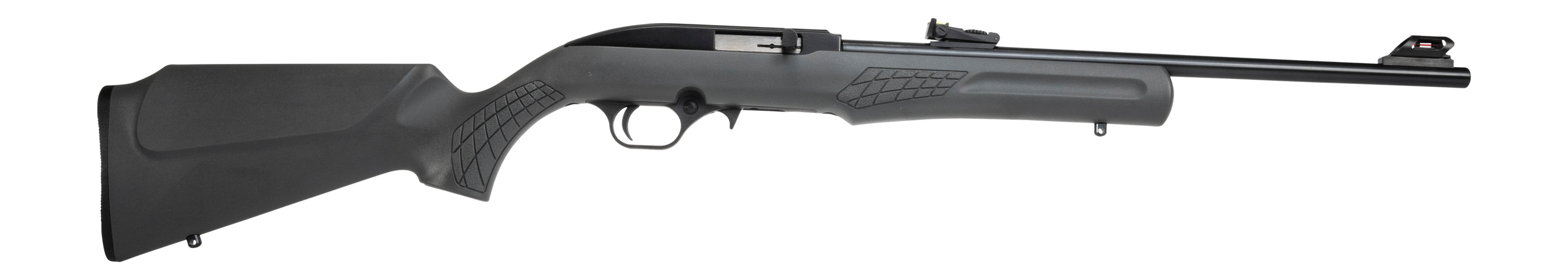 Rossi RS22L1811G RS22  22 LR 10+1 18" Black Matte Barrel, Black Aluminum 3/8" Dovetail Receiver, Fixed Gray Synthetic Stock
