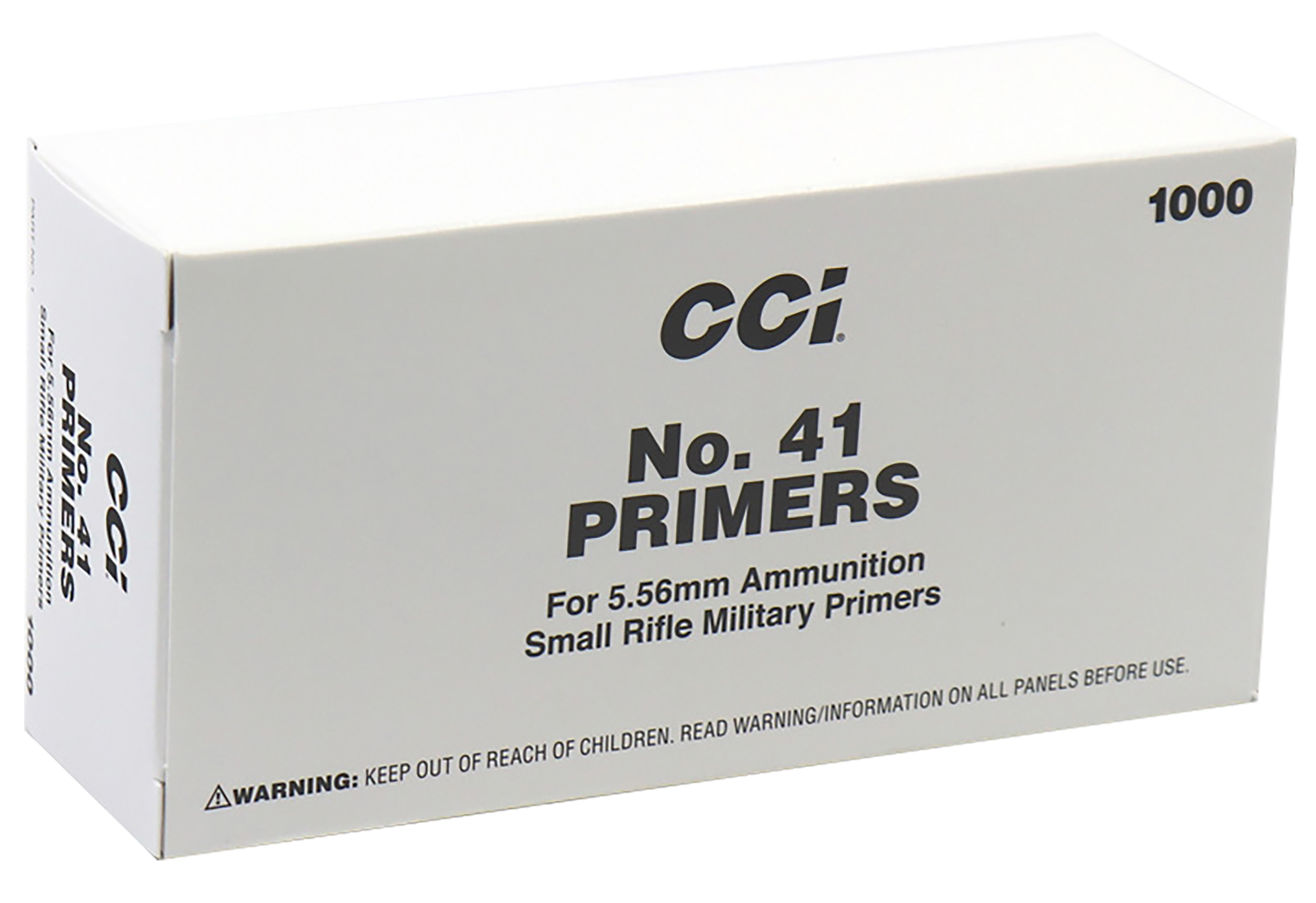 CCI 1 Mil-Spec No. 41 5.56x45mm NATO Rifle 1000/Box