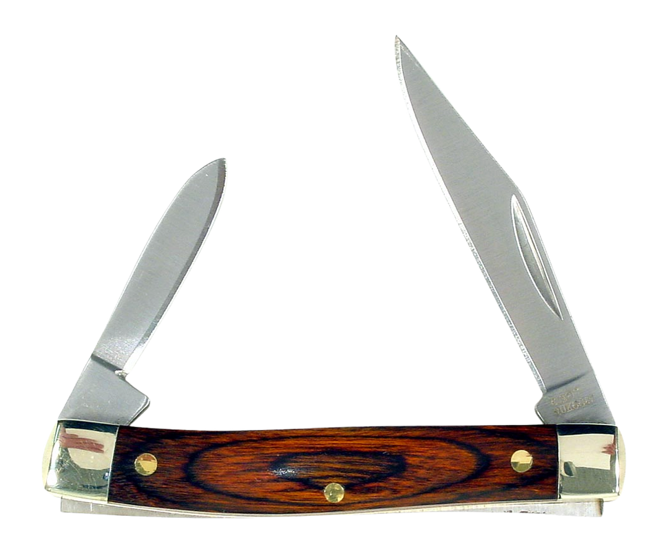 Ruko Muskrat 2 Blade Pakkawood Folding Pocket Knife