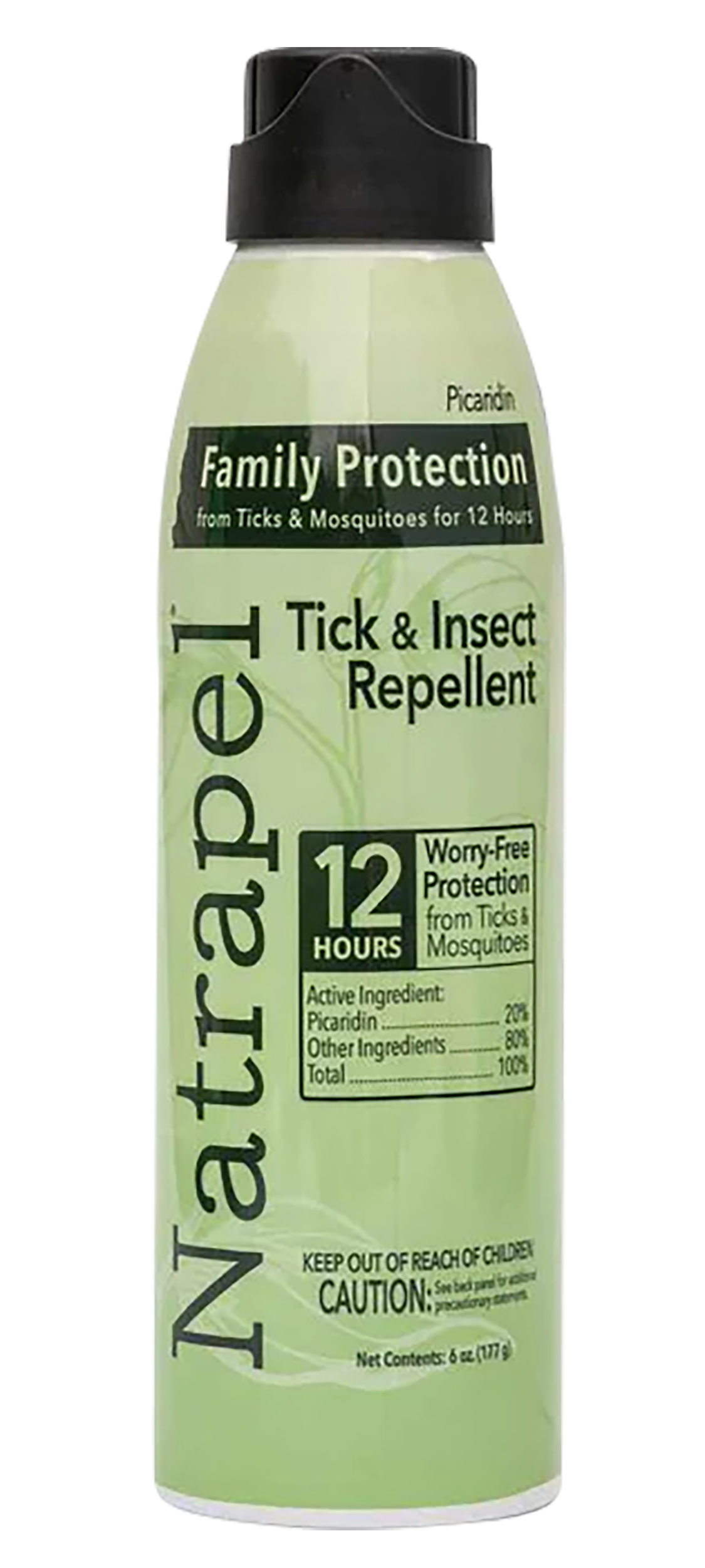 Natrapel 00066878 Picaridin Insect Repellent 6 oz Aerosol Repels Ticks & Biting Insects Effective Up to 12 hrs