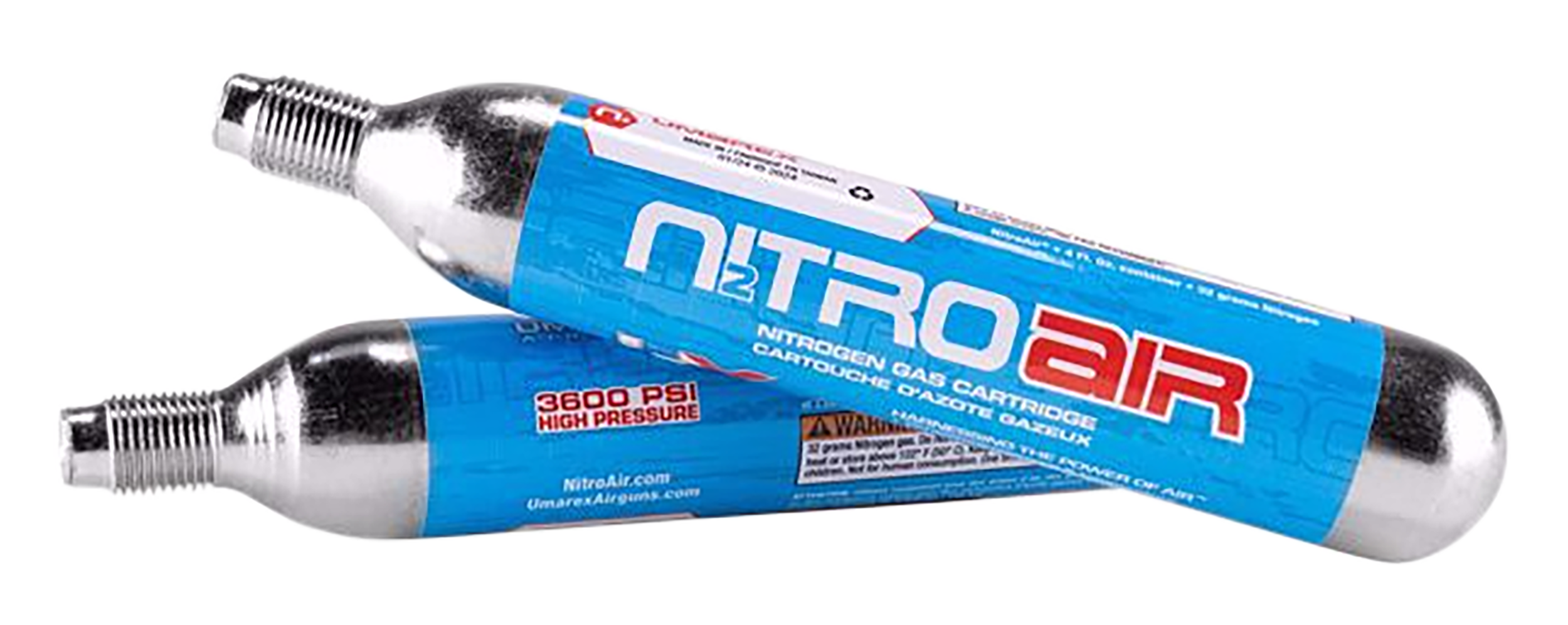 Umarex USA 2211382 Nitroair Prefilled Nitrogen Cartridges Umarex Komplete Rifles 2Pack