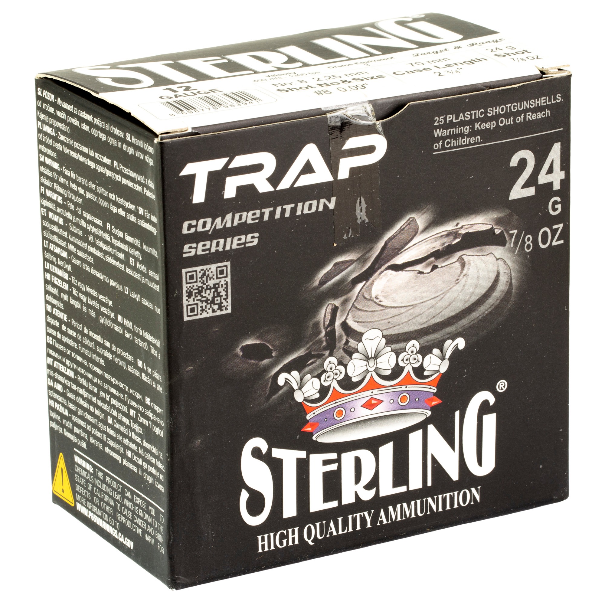 STERLING COMP 12GA 2.75" #8 25/250