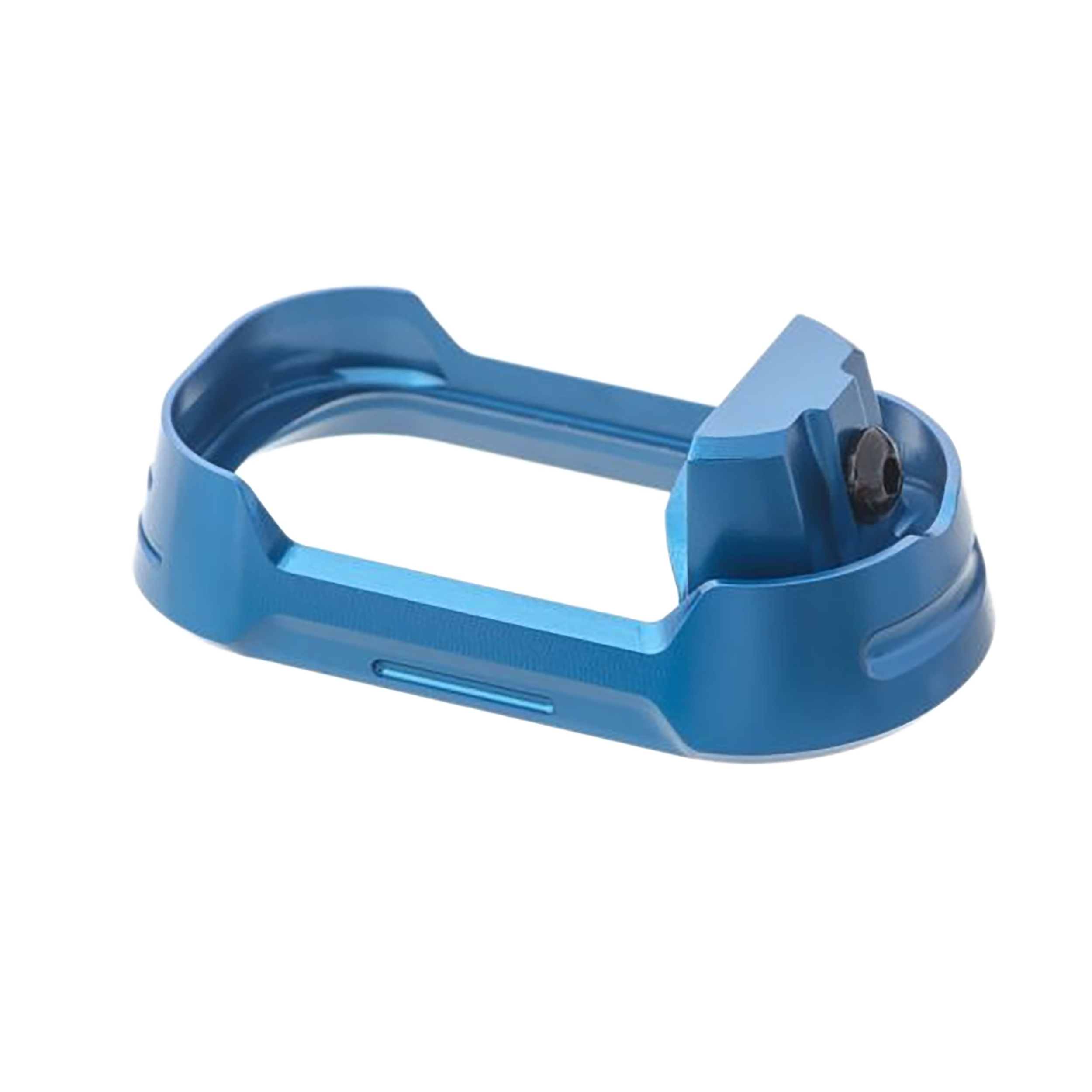 Tyrant CNC TDG19G34MWBLUEBLKSCRW  Magwell Fits Glock 19 Gen 3-4 Blue Aluminum