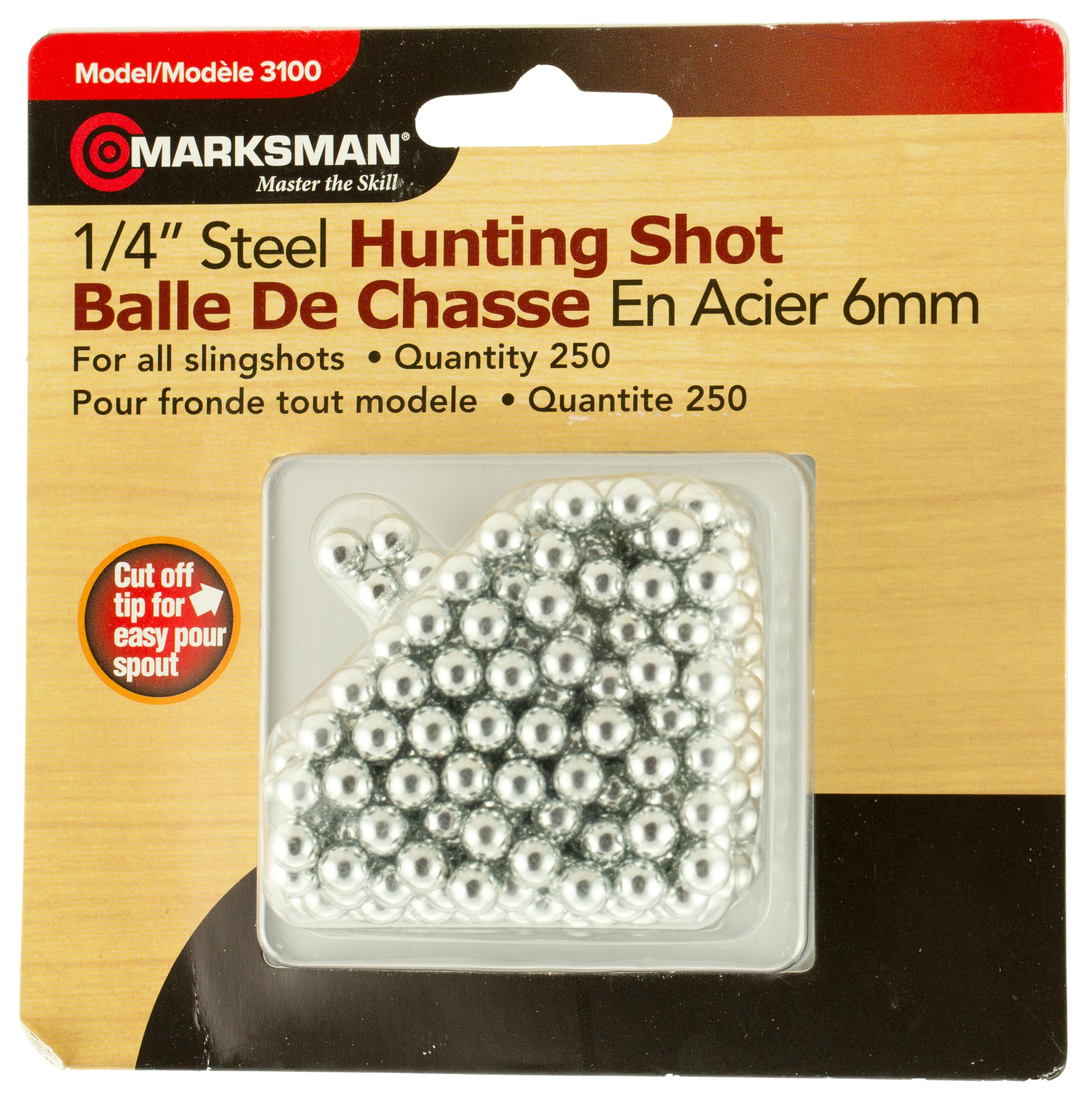 Marksman 3100 Marksman 3100 1/4" Steel 250 Per Box