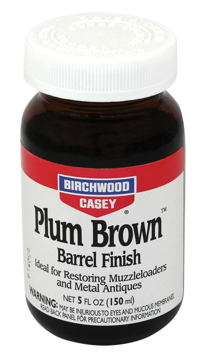 Birchwood Casey 14130 Plum Brown Barrel Finish 5 oz. Bottle