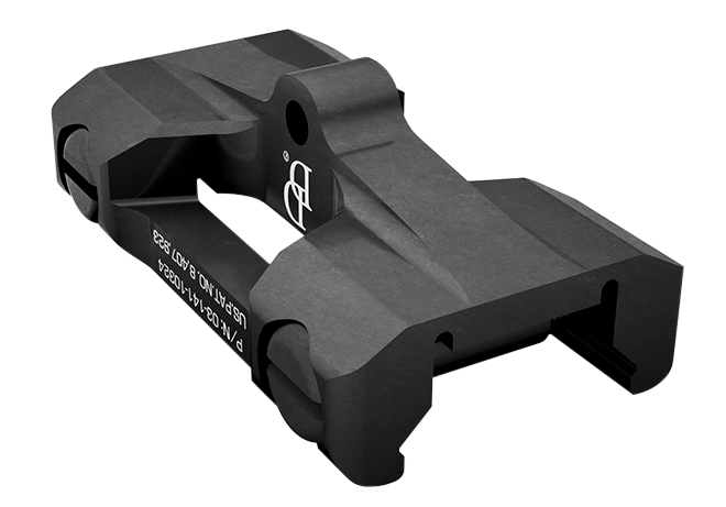 Daniel Defense 0314110324 Rock and Lock Picatinny Bipod Mount Adapter 1-Piece Black Anodized 6061-T6 Aluminum