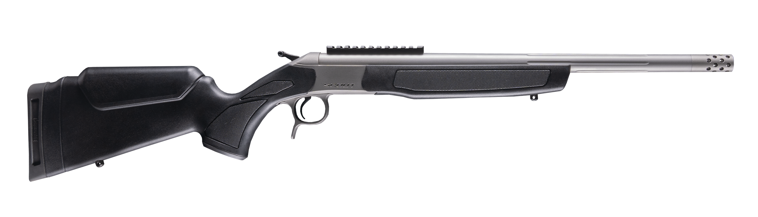 CVA CR4446S Cascade Takedown 300 Blackout 1rd 20" Matte Stainless Steel Threaded Barrel & Receiver w/Picatinny Rail, Black Synthetic Stock